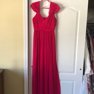 max and Cleo hot pink dress